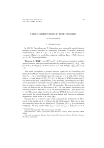 19 A HALF–COMMUTATIVE IP ROTH THEOREM 1. Introduction