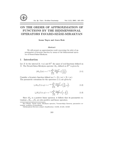 ON THE ORDER OF APPROXIMATION OF FUNCTIONS BY THE BIDIMENSIONAL ASZ-MIRAKYAN