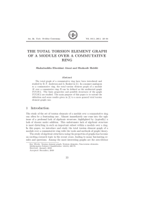 THE TOTAL TORSION ELEMENT GRAPH OF A MODULE OVER A COMMUTATIVE RING