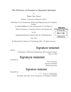 The  Structure of  Promises  in  Quantum... Shalev  Ben  David