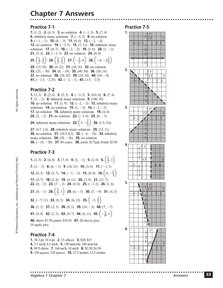 Chapter 7 Answers Practice 7 1 1 2