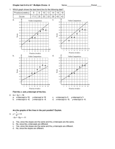 Chapter test 6-4 to 6-7  Multiple Choice  A Name:_______________________Period:____