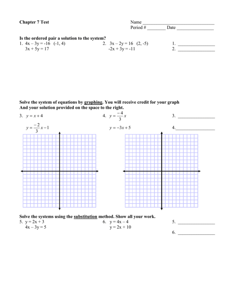 Chapter 7 Test Name