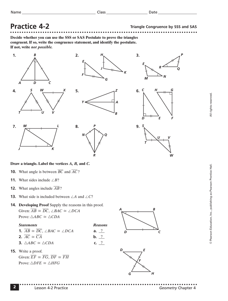 Practice 244-24 In Geometry Proof Practice Worksheet