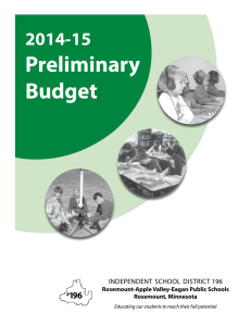 Preliminary Budget 2014-15 196