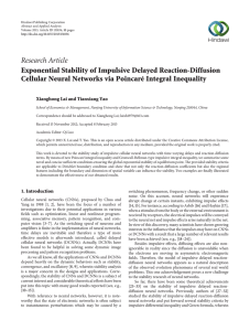 Research Article Exponential Stability of Impulsive Delayed Reaction-Diffusion