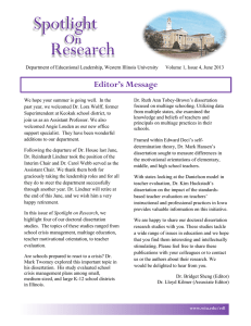 Spotlight Research On Editor’s Message