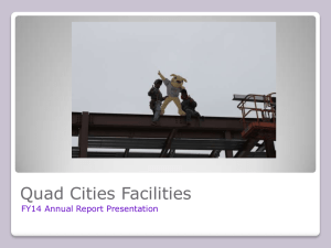 Quad Cities Facilities FY14 Annual Report Presentation