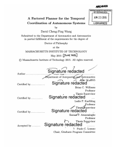 A  Factored  Planner for  the  Temporal