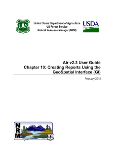 Air v2.3 User Guide Chapter 10: Creating Reports Using the
