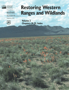 Restoring Western Ranges and Wildlands