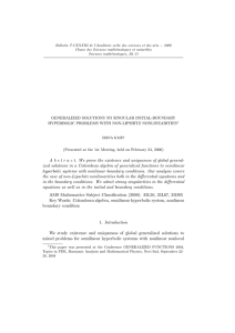 Bulletin T.CXXXIII de l’Acad´emie serbe des sciences et des arts −... Classe des Sciences math´ematiques et naturelles
