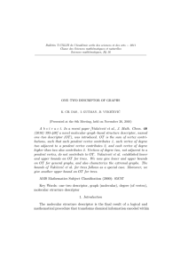 − 2011 Bulletin T.CXLIII de l’Acad´ Classe des Sciences math´