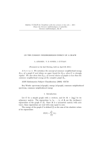 − 2011 Bulletin T.CXLIII de l’Acad´ Classe des Sciences math´