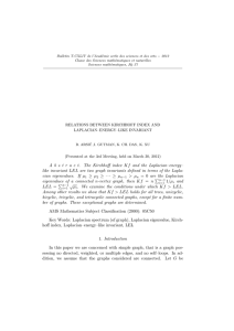 − 2012 Bulletin T.CXLIV de l’Acad´ Classe des Sciences math´