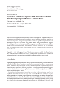 Hindawi Publishing Corporation ﬀerence Equations Advances in Di Volume 2007, Article ID 78160,