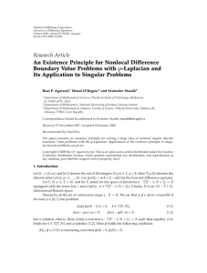 Hindawi Publishing Corporation ﬀerence Equations Advances in Di Volume 2008, Article ID 154302,