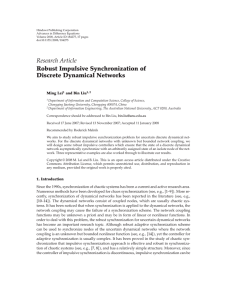 Hindawi Publishing Corporation ﬀerence Equations Advances in Di Volume 2008, Article ID 184275,