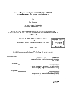 3 LIBRARIES How to  Prepare  an  Airport for the... MAY
