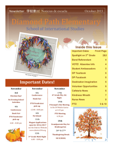 Diamond!Path!Elementary! School!of!International!Studies! ! Inside this Issue
