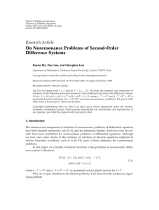 Hindawi Publishing Corporation ﬀerence Equations Advances in Di Volume 2008, Article ID 469815,