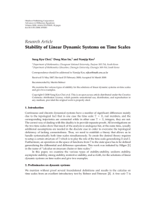 Hindawi Publishing Corporation ﬀerence Equations Advances in Di Volume 2008, Article ID 670203,