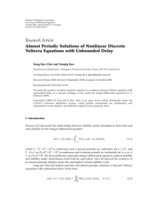 Hindawi Publishing Corporation ﬀerence Equations Advances in Di Volume 2008, Article ID 692713,