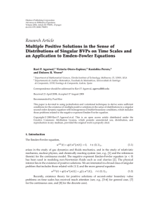 Hindawi Publishing Corporation ﬀerence Equations Advances in Di Volume 2008, Article ID 796851,