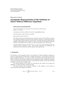 Hindawi Publishing Corporation ﬀerence Equations Advances in Di Volume 2008, Article ID 932831,