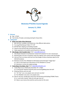 Westview PTO/Site Council Agenda January 11, 2016 4pm
