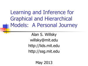 Learning and Inference for Graphical and Hierarchical Models:  A Personal Journey