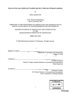 THE RAVENSCAR-COMPLIANT  HARDWARE  RUN-TIME  (RAVENHART)  KERNEL by ANNA SUBMITTED