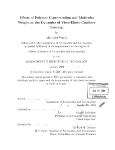 Effects  of  Polymer  Concentration  and ... Weight  on  the  Dynamics  of ...