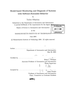 Model-based  Monitoring  and  Diagnosis  of ... with  Software-Extended  Behavior