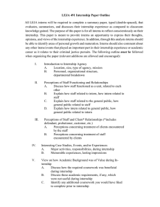 LEJA 491 Internship Paper Outline