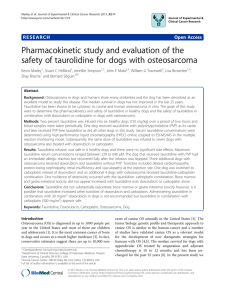Pharmacokinetic study and evaluation of the Open Access