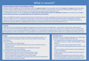 What is consent?