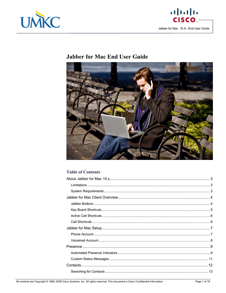 Cisco jabber for mac