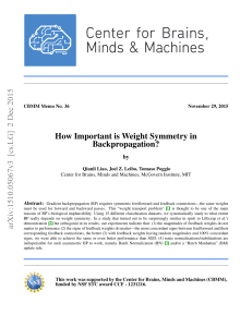 How Important is Weight Symmetry in Backpropagation? by