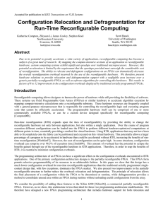 Configuration Relocation and Defragmentation for Run-Time Reconfigurable Computing