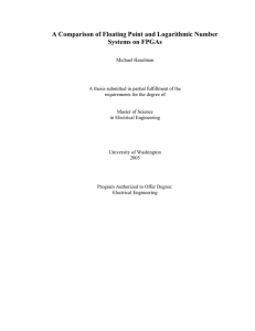 A Comparison of Floating Point and Logarithmic Number Systems on FPGAs