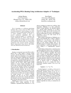 Accelerating FPGA Routing Using Architecture-Adaptive A* Techniques