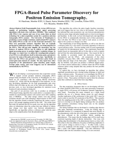 FPGA-Based Pulse Parameter Discovery for Positron Emission Tomography.