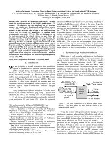 Design of a Second Generation Firewire Based Data Acquisition System...