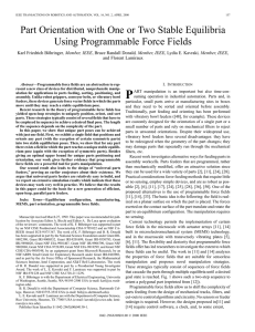 P Part Orientation with One or Two Stable Equilibria , Member, IEEE