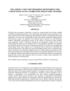 FILL-FRONT AND CURE PROGRESS MONITORING FOR VARTM WITH AUTO-CALIBRATING DIELECTRIC SENSORS