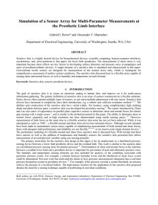 Simulation of a Sensor Array for Multi-Parameter Measurements at  ABSTRACT