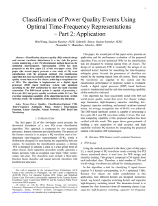 This paper, the second part of this paper series, presents... application and the performance evaluation of the proposed