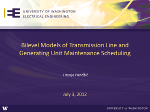 Bilevel Models of Transmission Line and Generating Unit Maintenance Scheduling