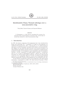 Intuitionistic Fuzzy Normal subrings over a non-associative ring